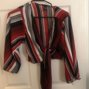 Tie up crop top